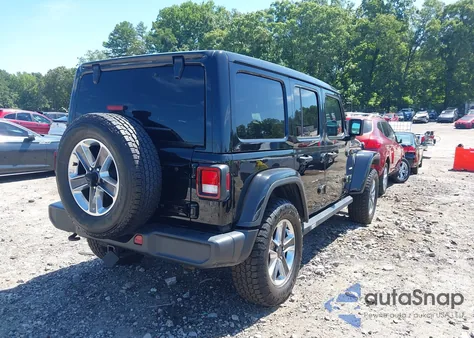 2022 Jeep Wrangler Unlimited Sahara 4X4 from USA, damaged, VIN 1C4HJXEG3NW118353